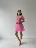 Rochii baby doll roz fete