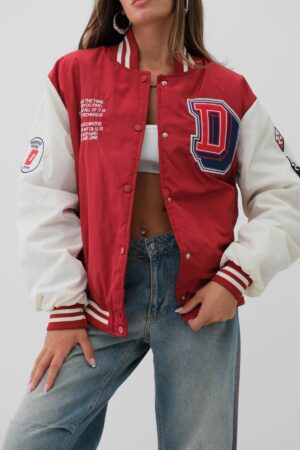 Geaca rosie dama