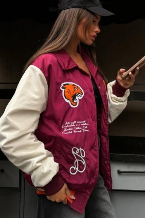 Geaca Dama Toamna Casual Eleganta tip Colegiu Oversize